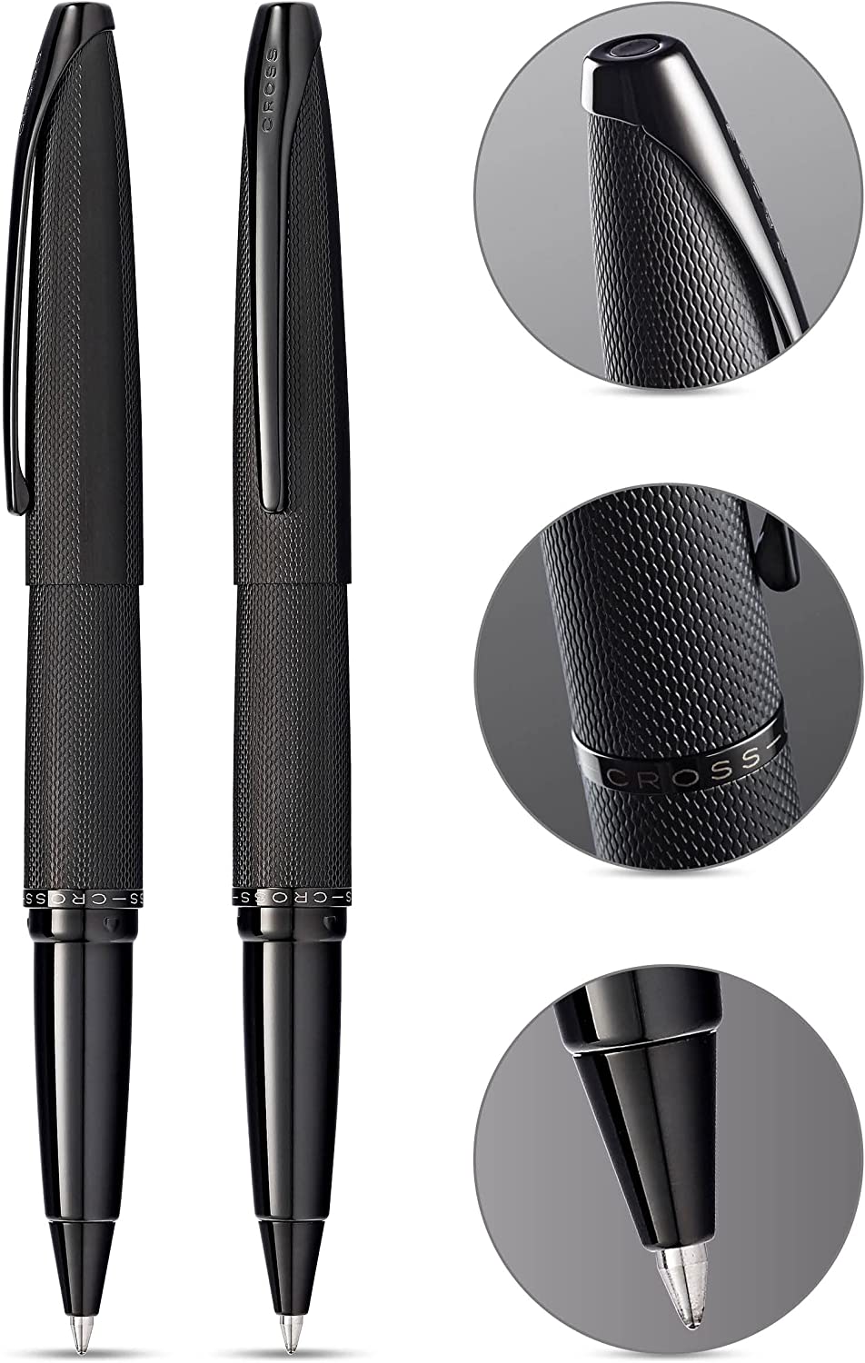 Cross ATX Rollerball Pen, Brushed Black