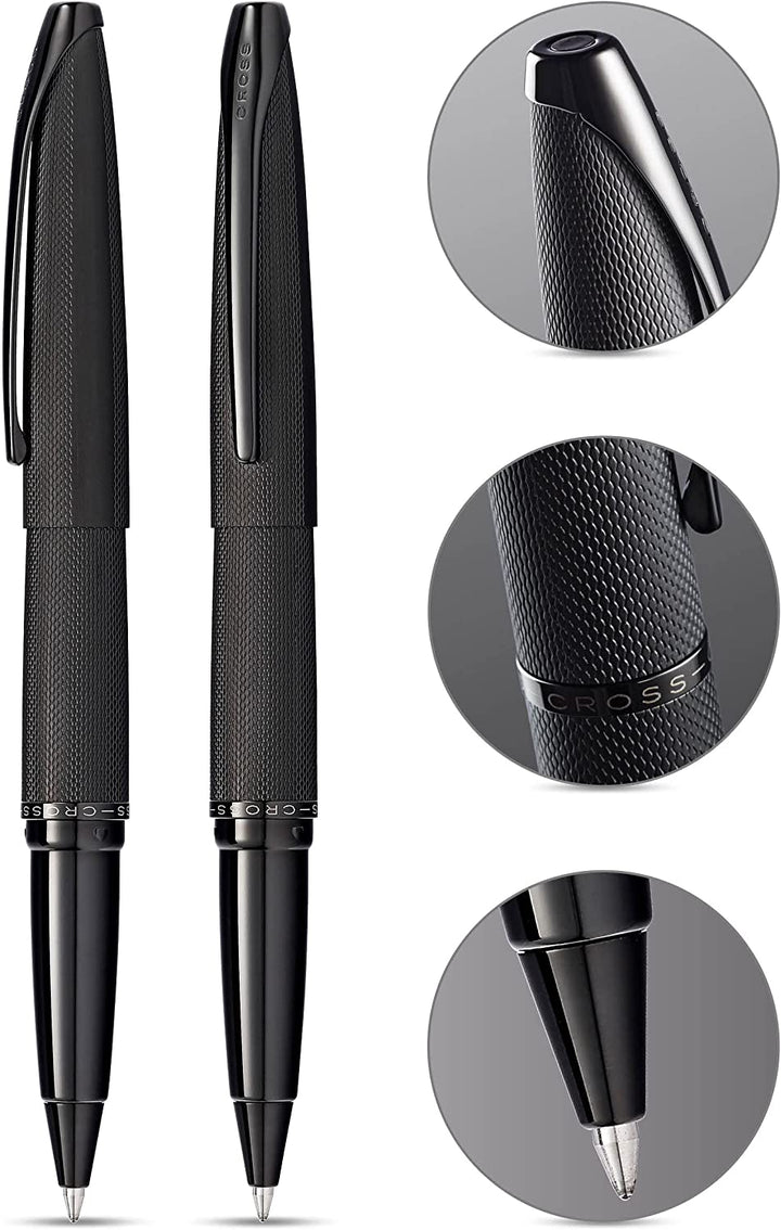 Cross ATX Rollerball Pen, Brushed Black