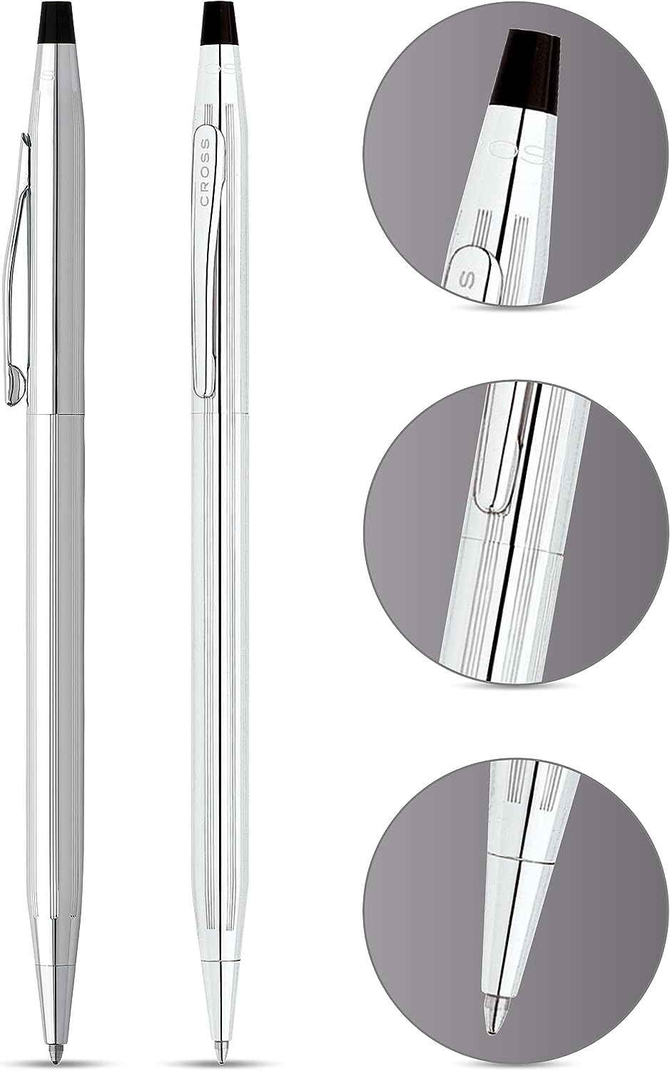 Cross Classic Century Ballpoint Pen, Polished Chrome
