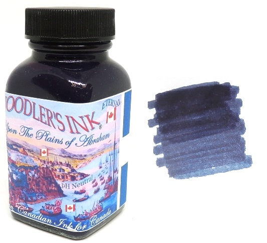 Noodlers Fountain Pen Ink Bottle , Blue Upon The Plains of Abraham