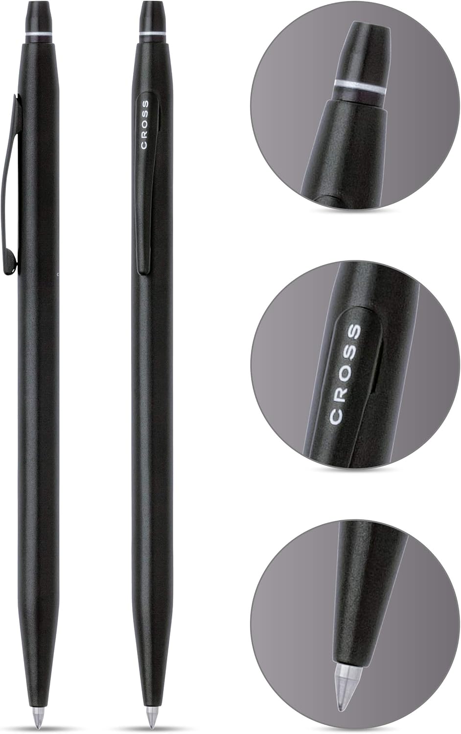 Cross Click Rollerball Pen, Satin Black