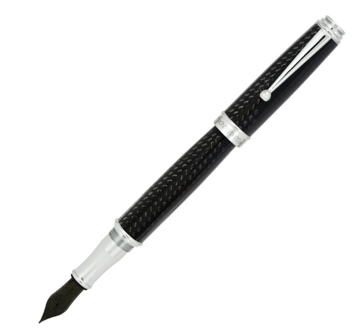 Monteverde Invincia Deluxe Chrome Fountain Pen, Medium Nib