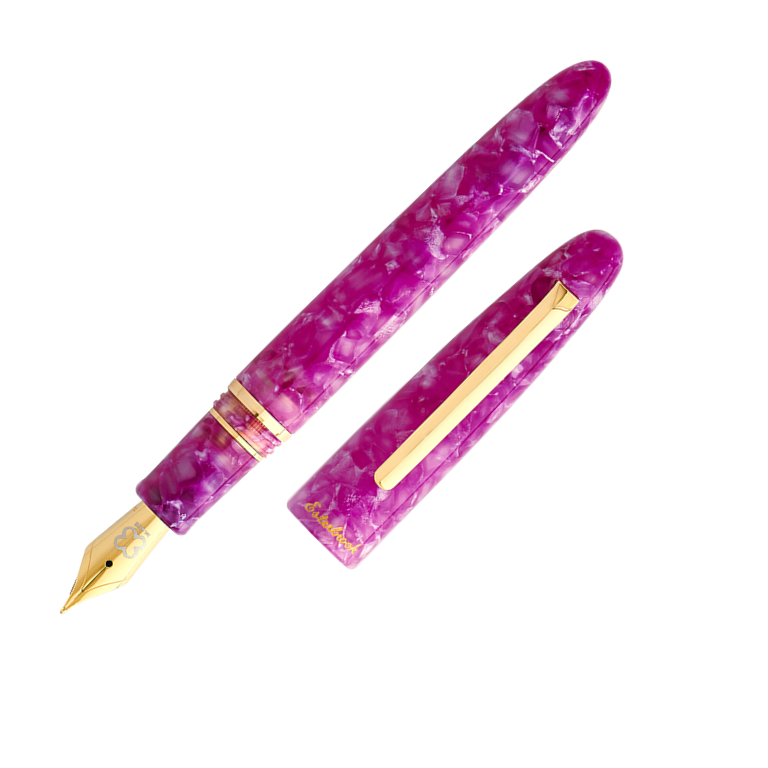 Esterbrook Estie Standard Fountain Pen, Punch, Gold Trim