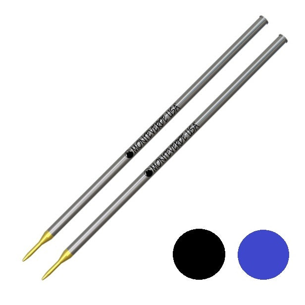 Monteverde Pen Refills Compatible With Cartier Ballpoint Pen, 2 Pack