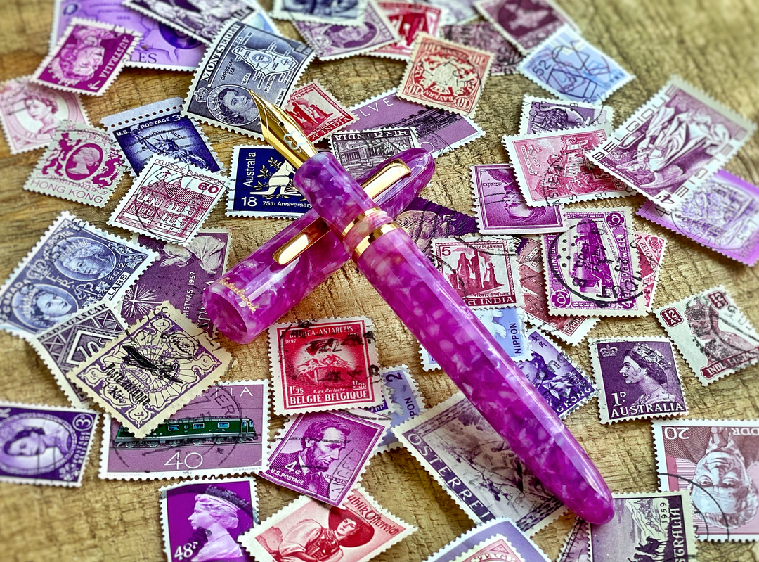 Esterbrook Estie Standard Fountain Pen, Punch, Gold Trim