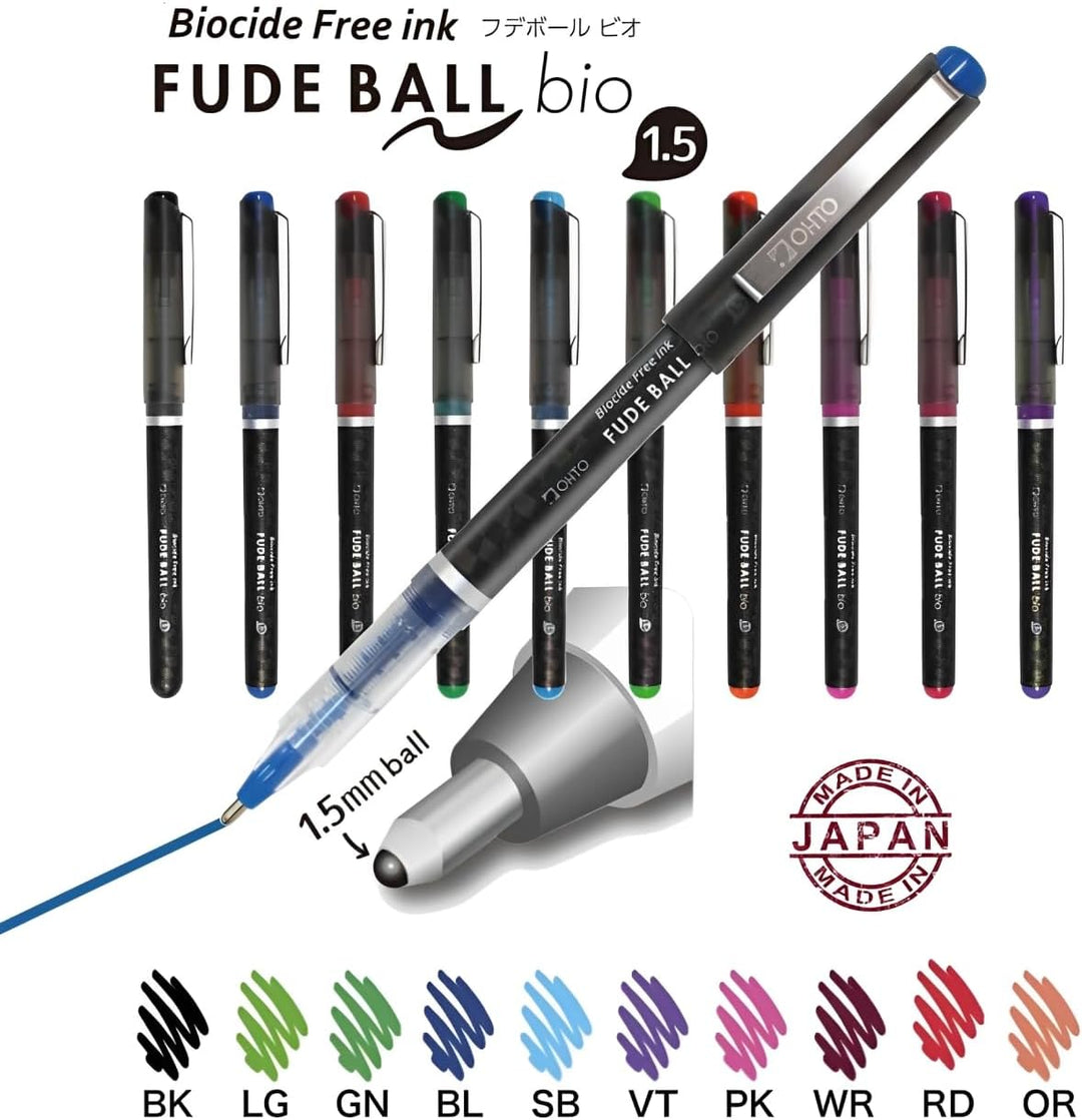 Ohto Fudeball Rollerball Pen, 1.5mm Extra Bold