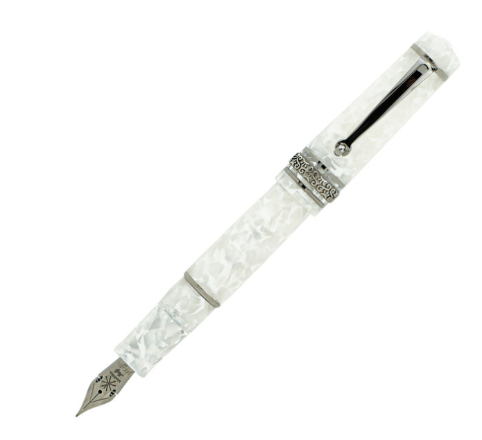 Maiora Perla Nera Limited Edition 14KT Ruthenium Plated Gold Nib, Fountain Pen