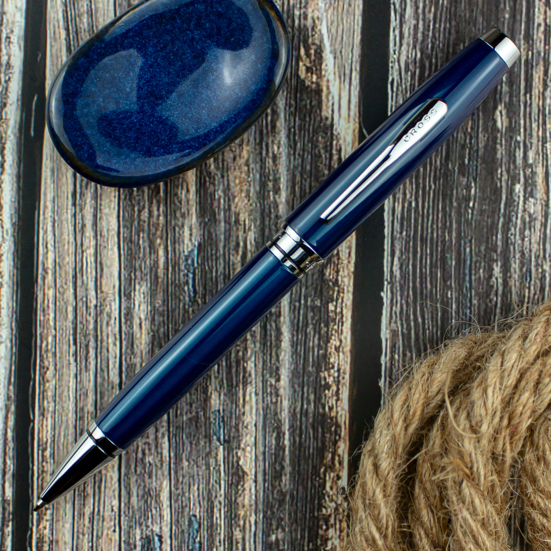 Cross Coventry Blue Lacquer Ballpoint Pen