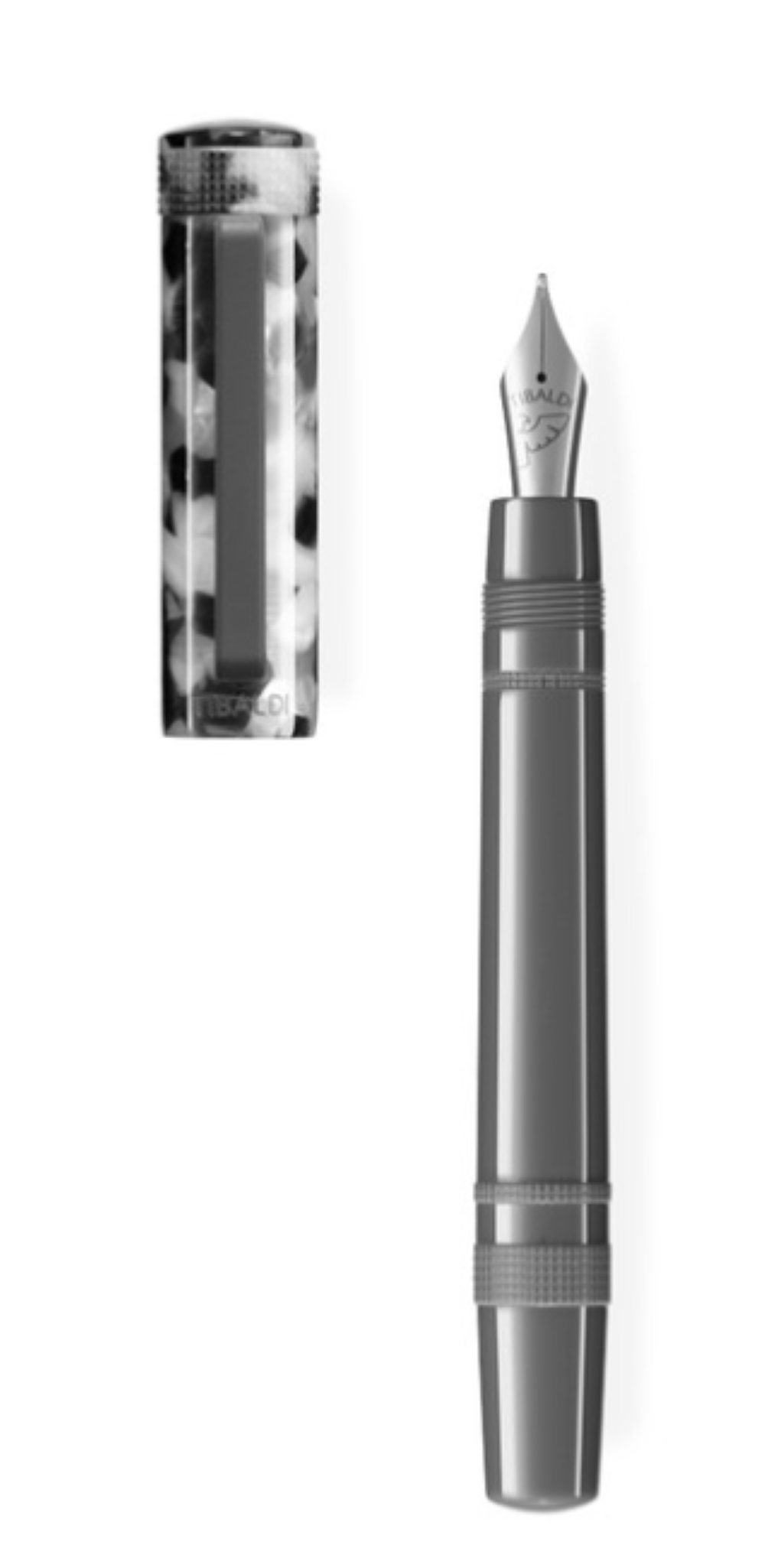 Tibaldi Perfecta Stonewash Grey Fountain Pen