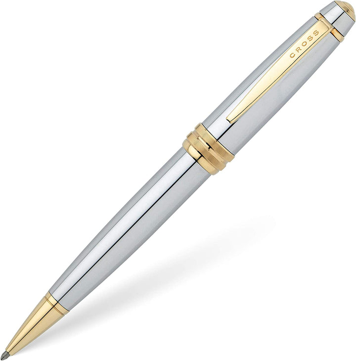 Cross Bailey Ballpoint Pen, Medalist Chrome & Gold