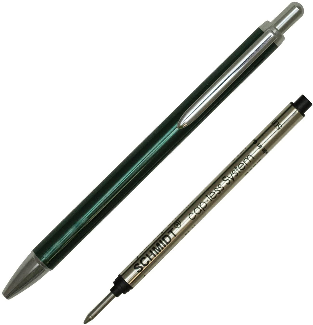 schmidt-anodized-green-capless-rollerball-pen-pensavings