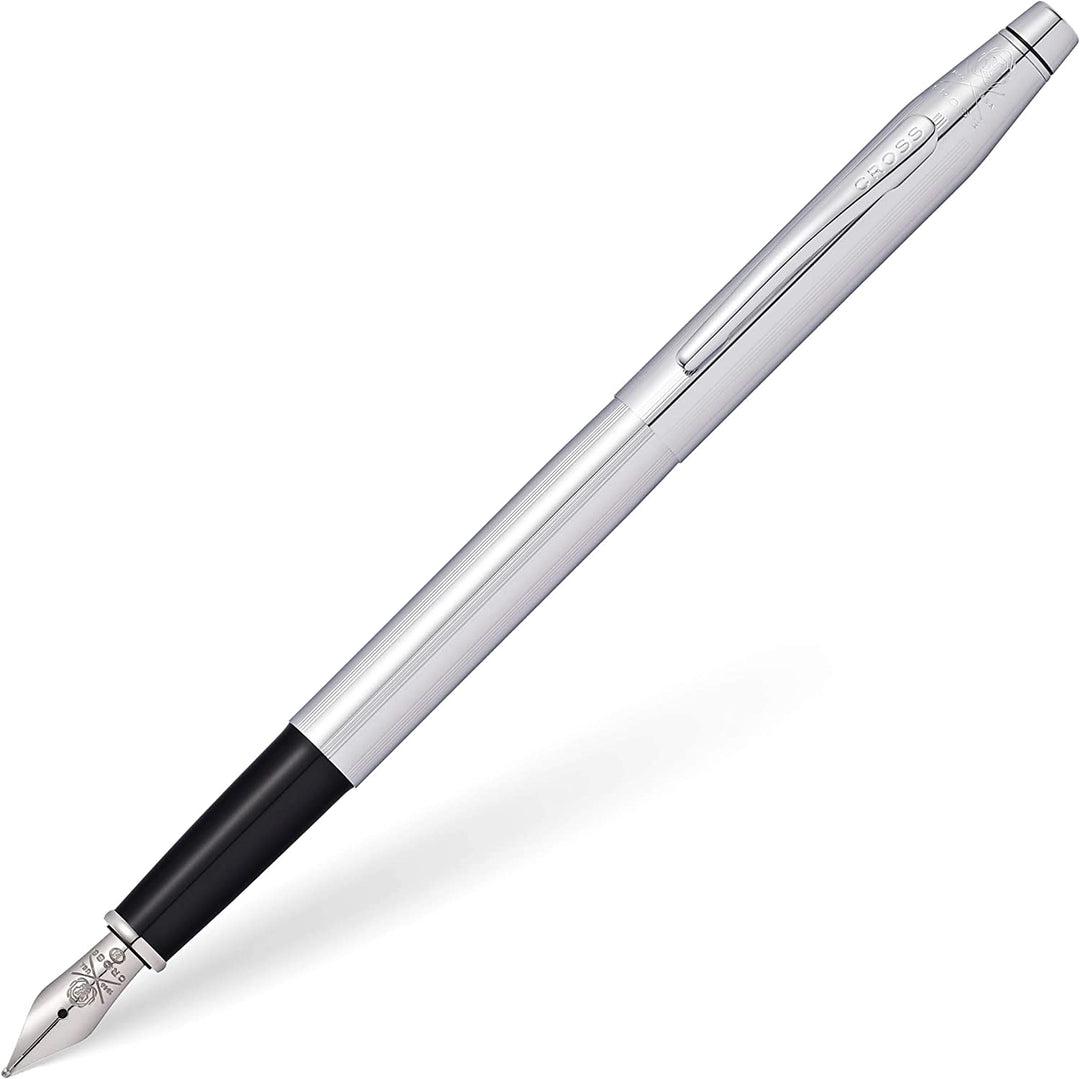 Cross Classic Century Fountain Pen, Polished Chrome, Medium Nib
