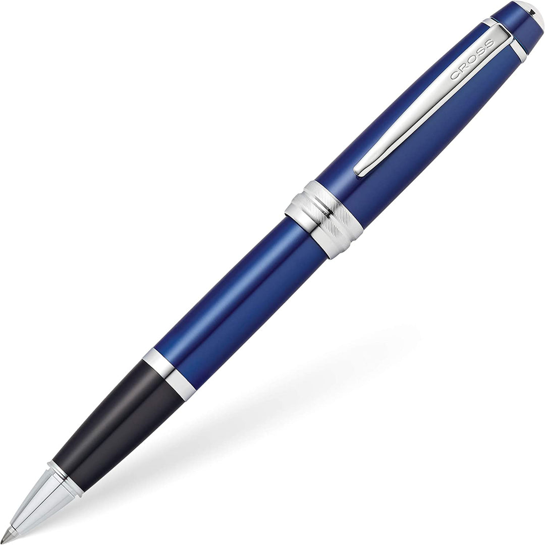 Cross Bailey Rollerball Pen, Blue Lacquer & Chrome
