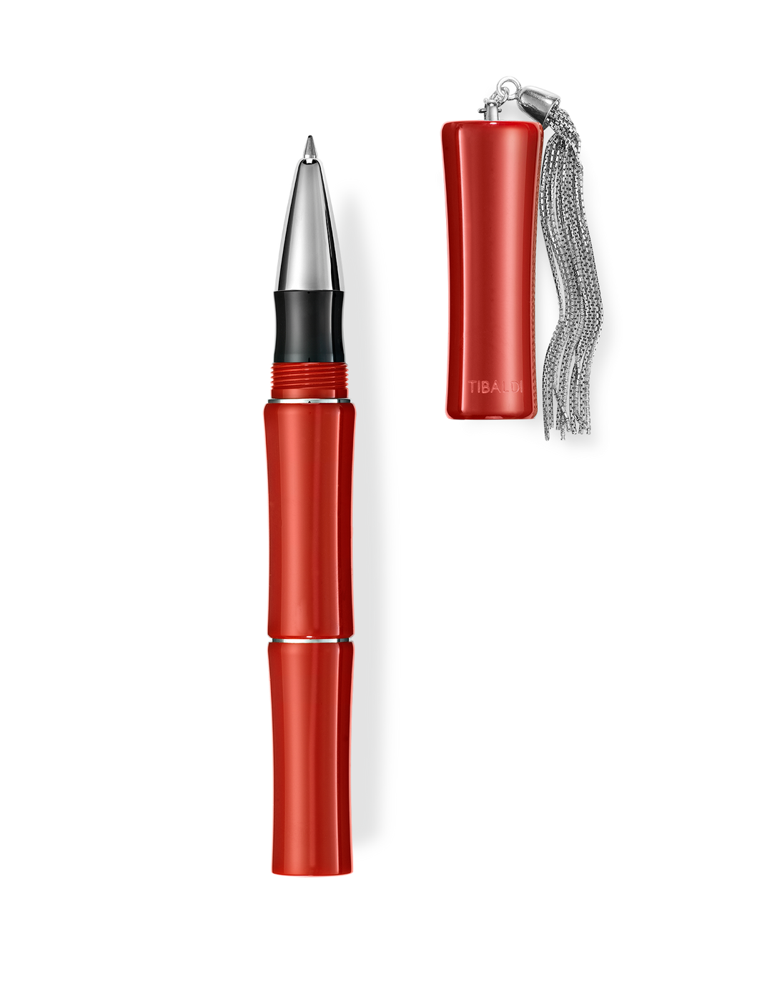 tibaldi-bamboo-red-resin-rollerball-pen-pensavings