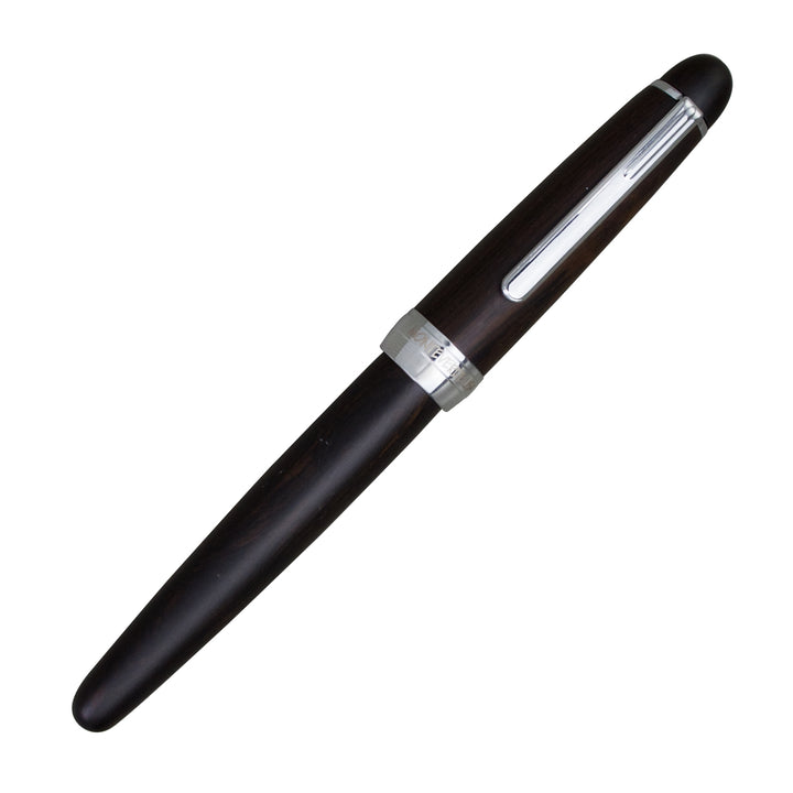 Monteverde Monza Wood Fountain Pen, Ebony, Omniflex Nib