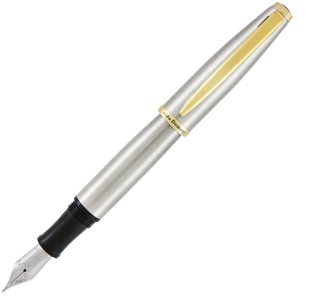monteverde-aldo-domani-steel-fountain-pen-pensavings