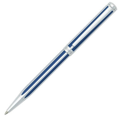 Sheaffer Intensity Ballpoint Pen Blue & Chrome Striped