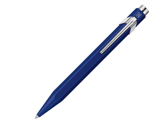 caran-d'ache-metal-blue-rollerball-pen-pensavings