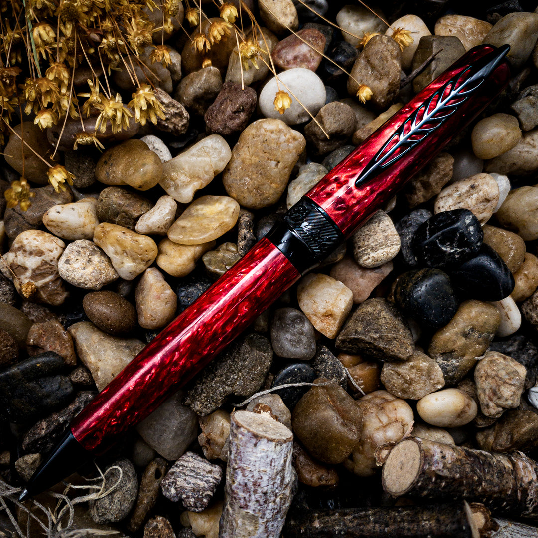 Pineider La Grande Bellezza Rocco Ballpoint Pen, Red