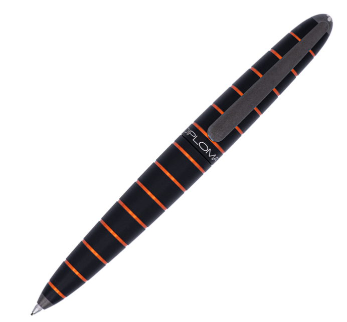 diplomat-elox-ring-black-orange-mechanical-pencil-pensavings
