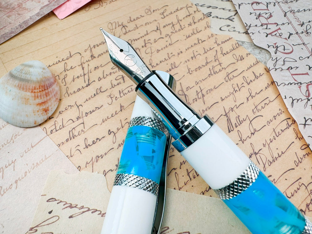 Monteverde Regatta Fountain Pen, Santorini Blue