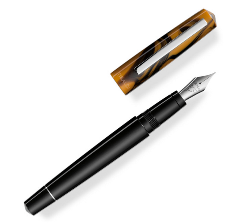 Tibaldi Infrangibile Chrome Yellow Resin Fountain Pen