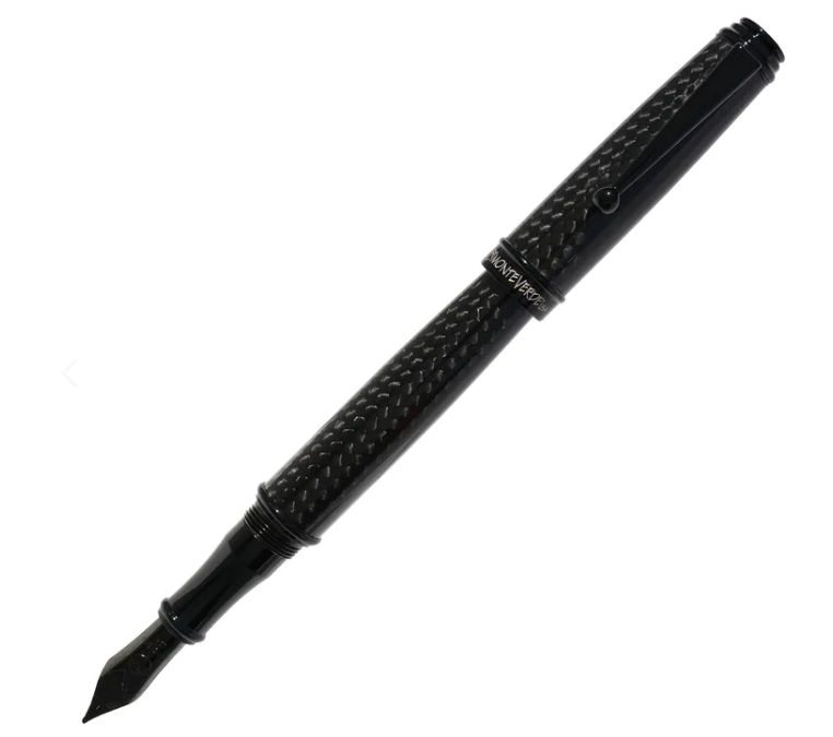 Monteverde Invincia Deluxe Black Fountain Pen, Medium Nib