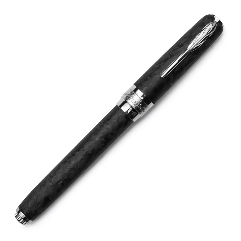 Pineider Limited Edition Forged Carbon Rollerball Pen, Natural