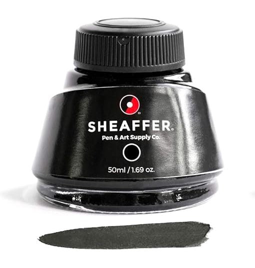 Sheaffer Fountain Pen Ink Bottle, Black