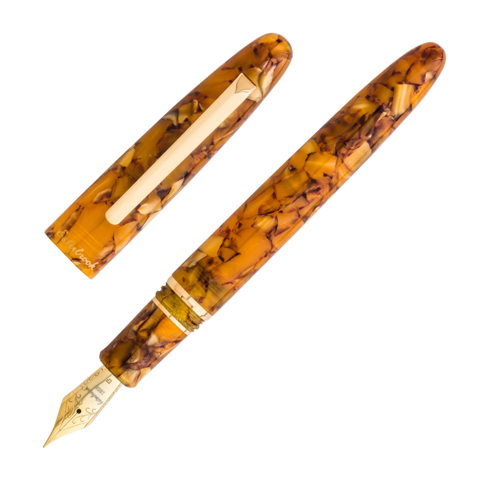 Esterbrook Estie Standard Fountain Pen, Honeycomb, Gold Trim