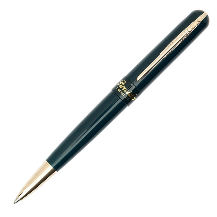 Pineider Avatar Anniversary Collection Ballpoint Pen, Green & Yellow Gold