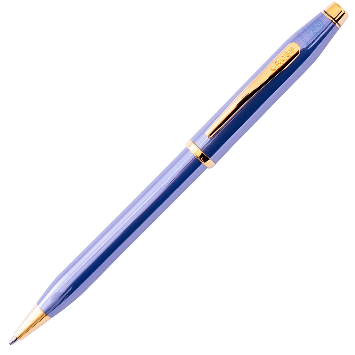 Cross Century II Ballpoint Pen, Lavender Blue & Gold