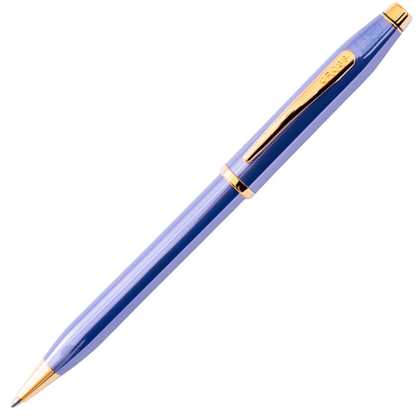 Cross Century II Ballpoint Pen, Lavender Blue & Gold