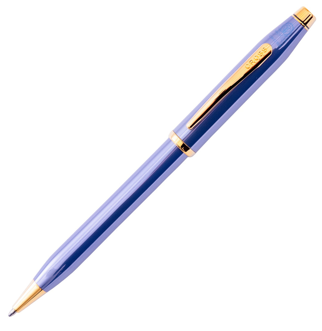 Cross Century II Ballpoint Pen, Lavender Blue & Gold