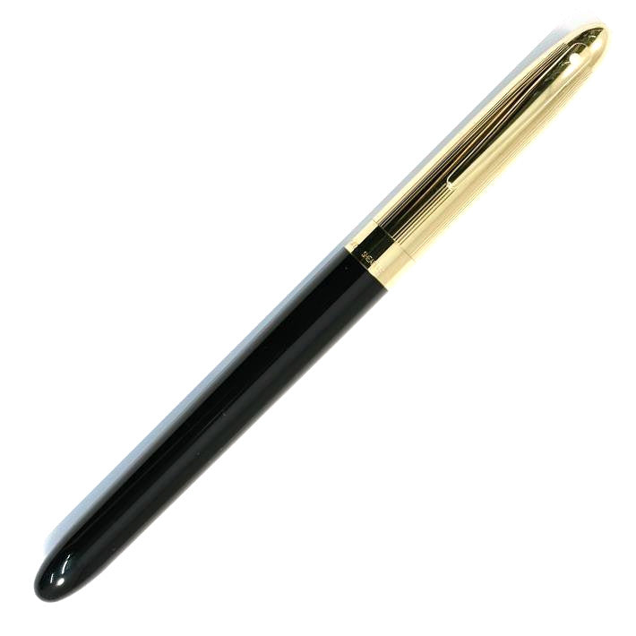 Sheaffer Crest Rollerball Pen, Black Lacquer & Gold, USA Made, No Box
