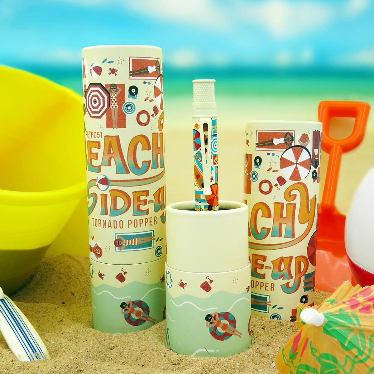 Retro 51 Tornado Limited Edition Rollerball Pen, Beachy Side Up