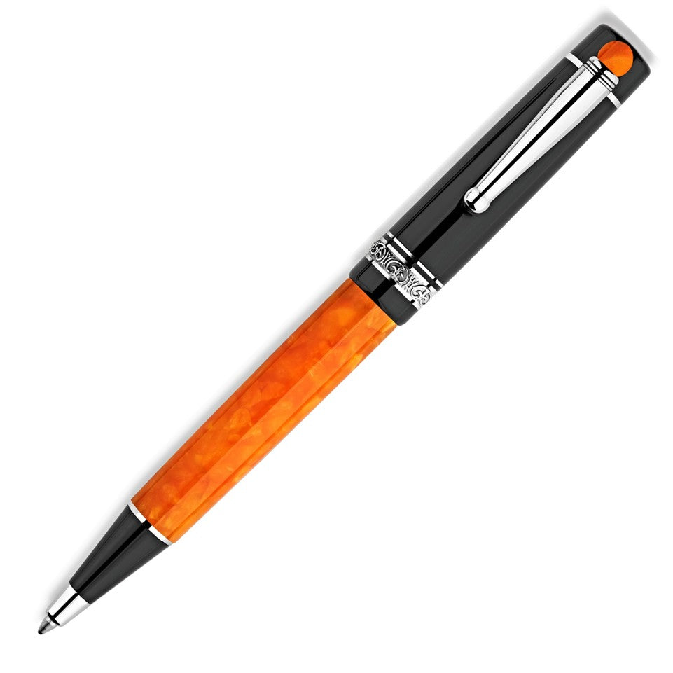 Delta WE 17 Lucky Charm Ballpoint Pen, Original Black & Orange