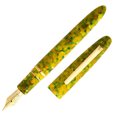 Esterbrook Estie Standard Fountain Pen, Rainforest, Gold Trim