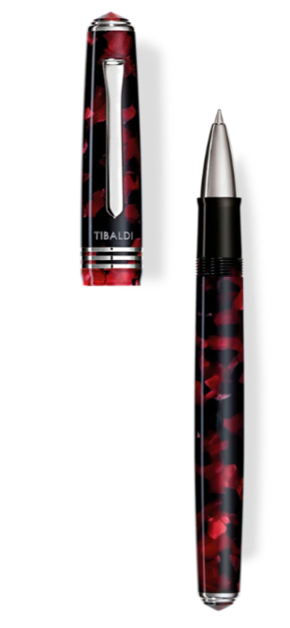 Tibaldi N60 Ruby Red Resin Rollerball Pen