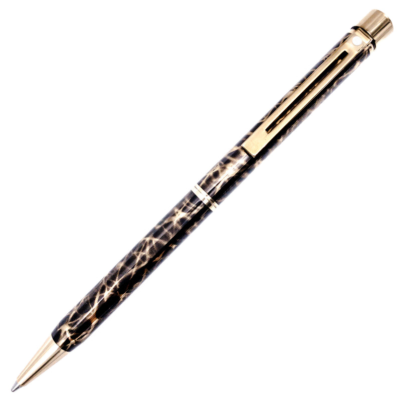 Sheaffer Targa Ballpoint Pen, Filigree Black & Gold, USA made, No Box