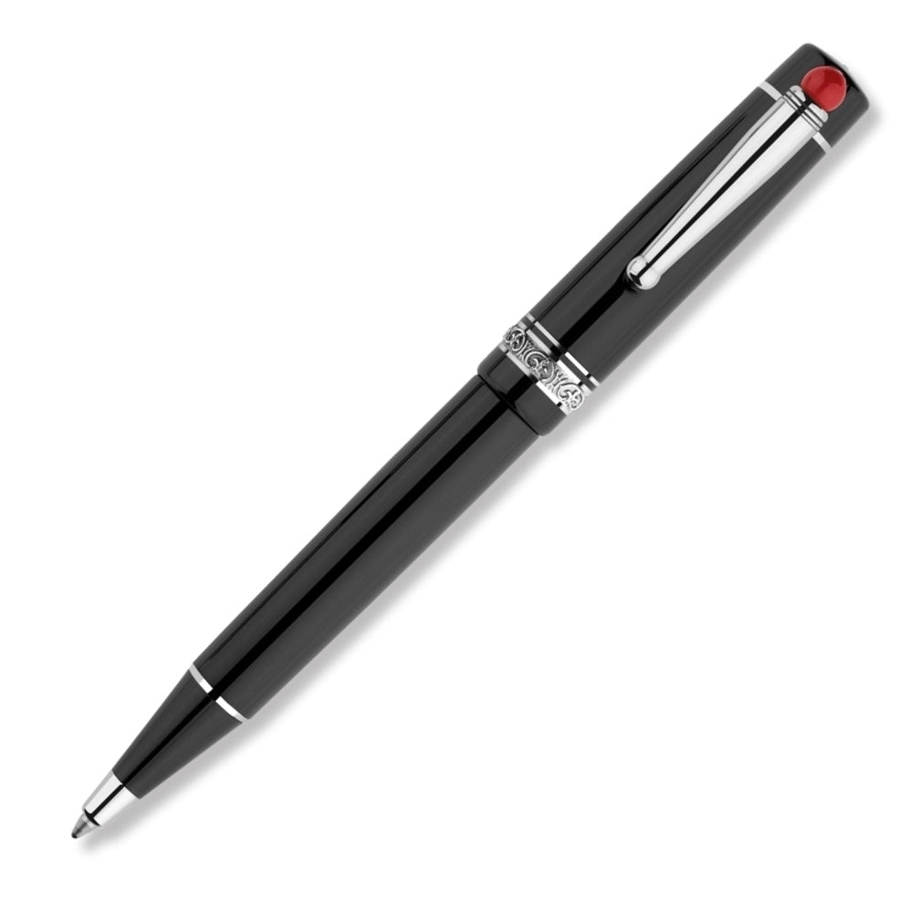 Delta WE 17 Lucky Charm Ballpoint Pen, Black Resin