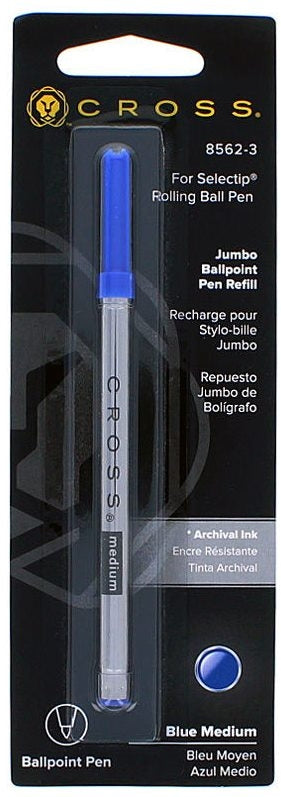 Cross Jumbo Ballpoint Pen Refill for Selectip Rollerball Pens, #8562-3