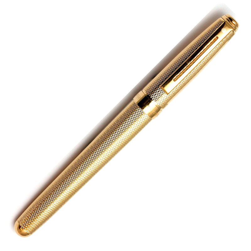 Sheaffer Prelude Rollerball Pen, Barleycorn Gold Plated, No Box