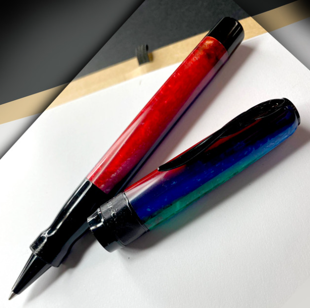 Pineider Arco Limited Edition Rainbow Rollerball Pen