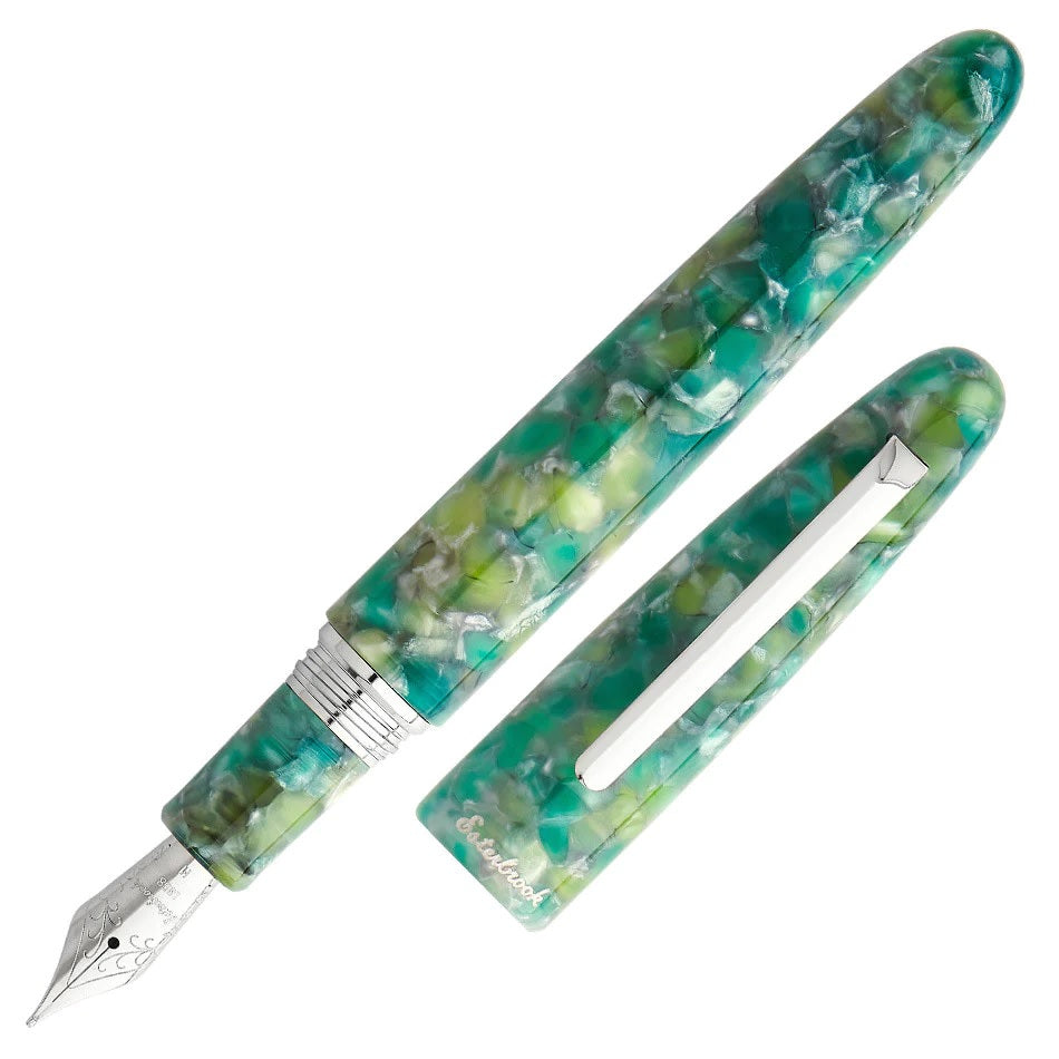 Esterbrook Estie Standard Fountain Pen, Sea Glass, Palladium Trim