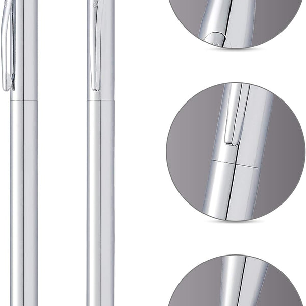 Cross Click Ballpoint Pen, Polished Chrome