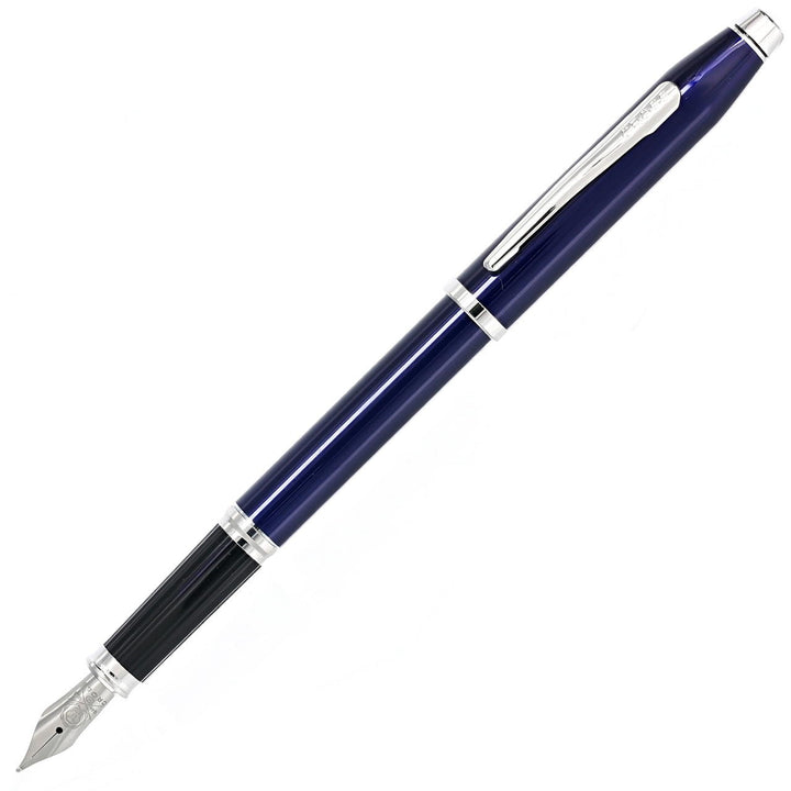 Cross Century II Translucent Blue Fountain Pen, Fine Nib