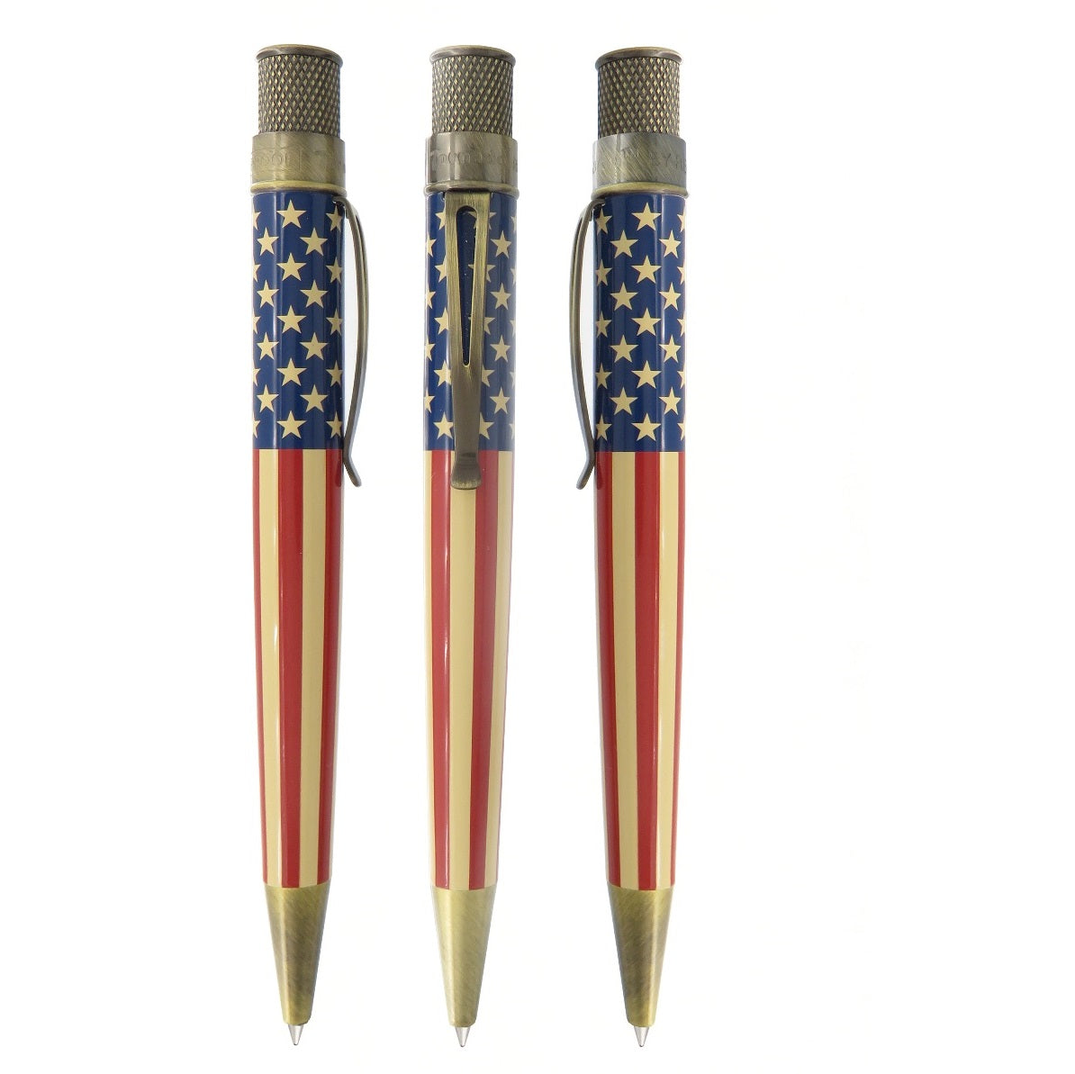 Retro 51 Tornado Vintage Metalsmith Rollerball Pen, Tribute 250 Flag