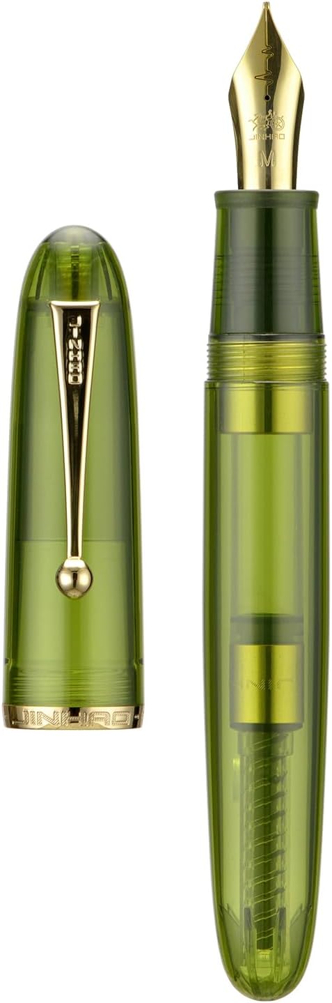 Jinhao Dadao 9019 Oversize Fountain Pen, Gold Trim