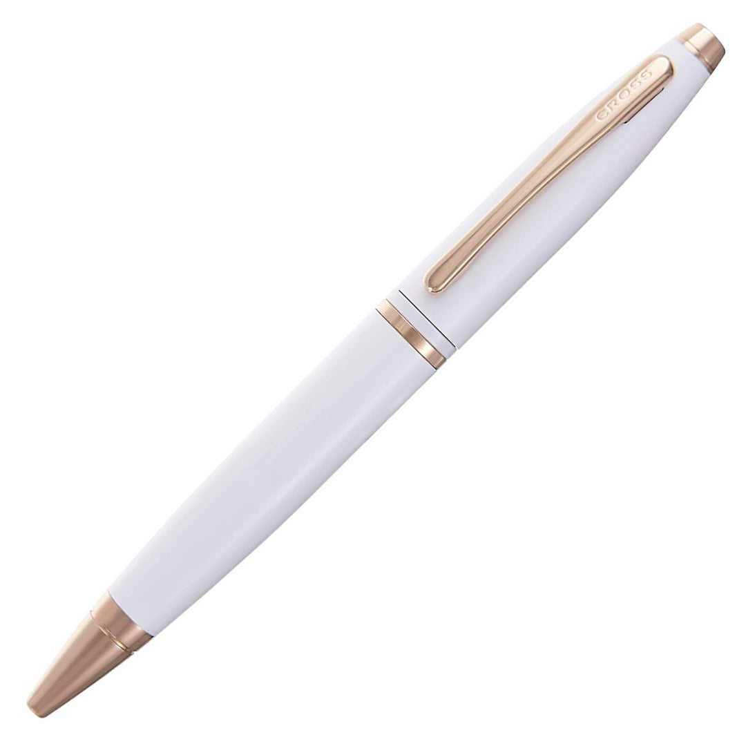 Cross Calais Ballpoint Pen, Pearlescent White & Rose Gold